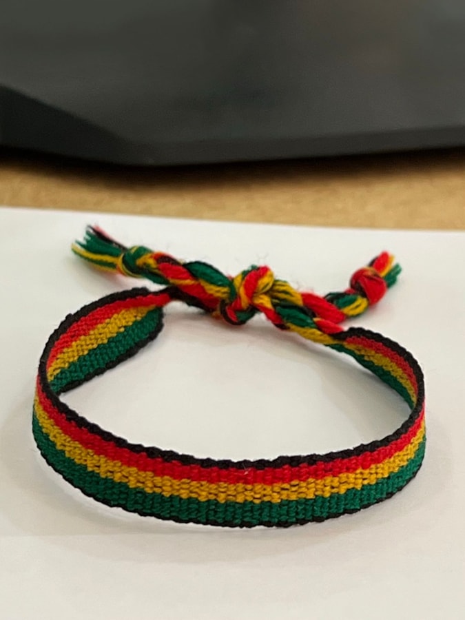 Pulseira Clássica Reggae - Tecelagem