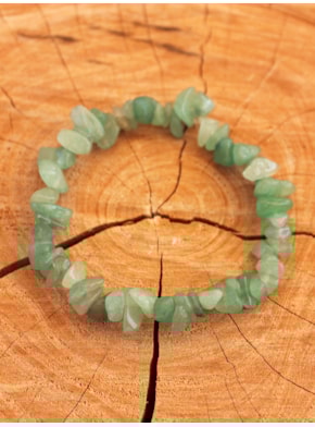 Pulseira de Cascalho Aventurina