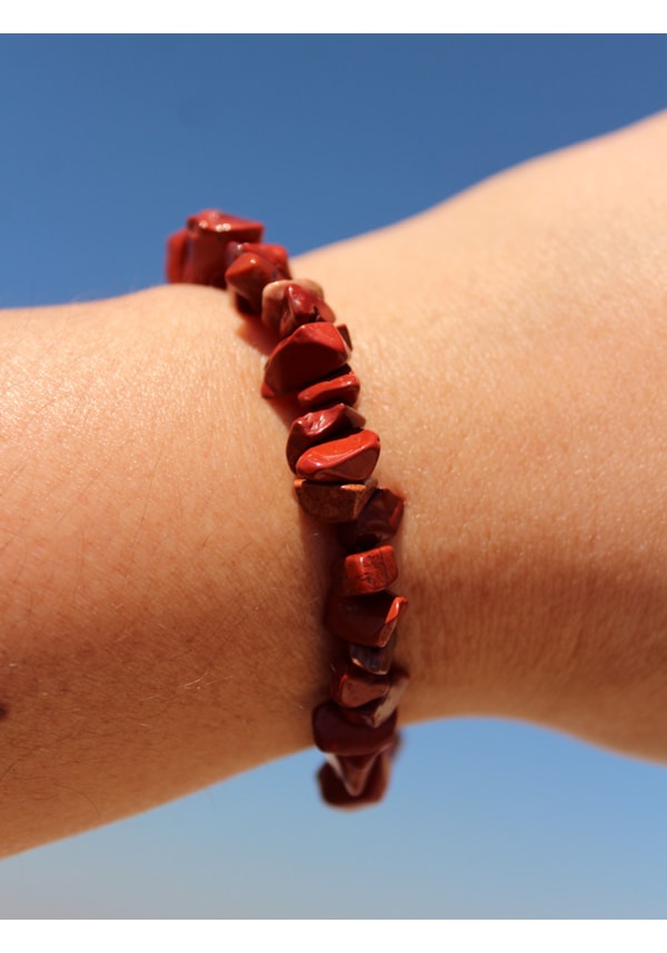 Pulseira de Cascalho Jaspe