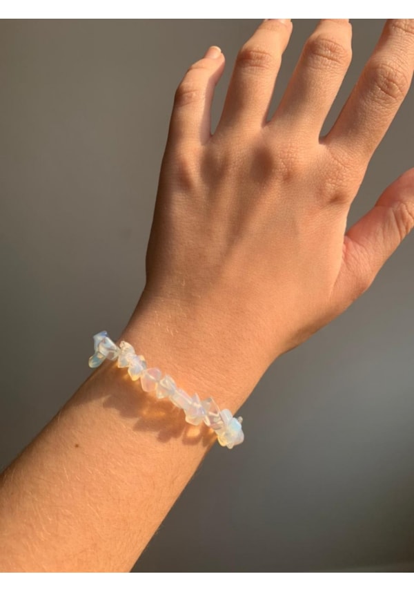 Pulseira de Cascalho Pedra da Lua