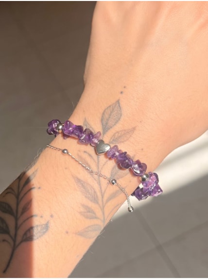 Pulseira Dupla Ametista