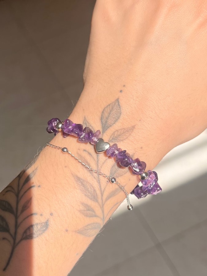 Pulseira Dupla Ametista — imagem 2