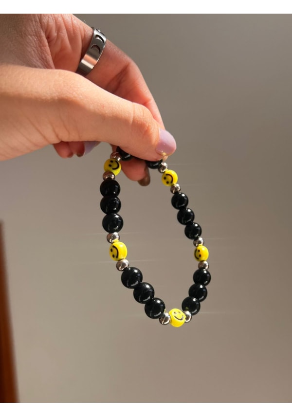 Pulseira Elástico - Smile e Onix