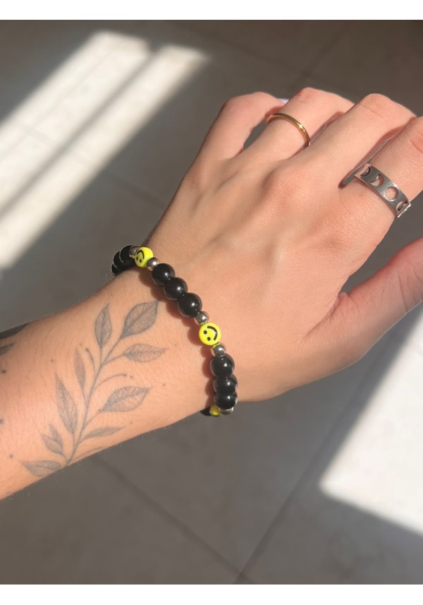 Pulseira Elástico - Smile e Onix