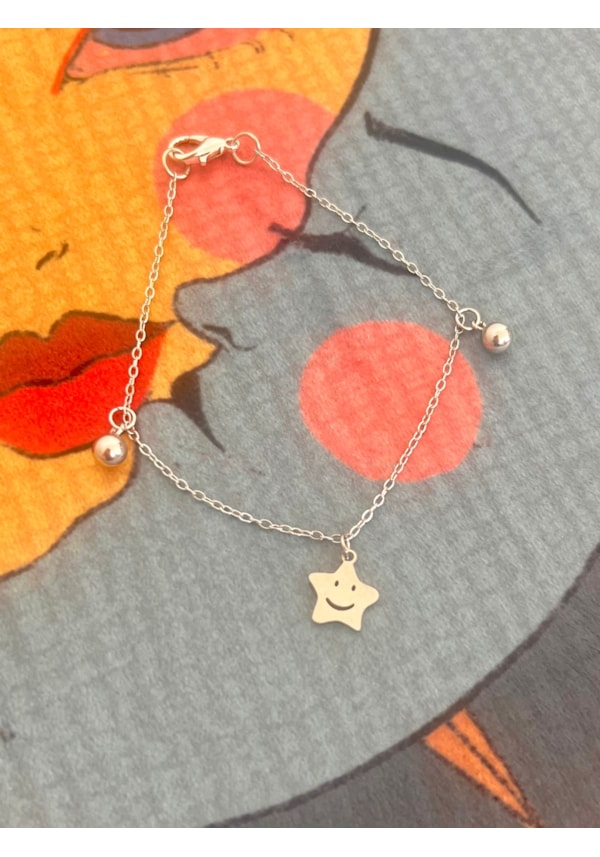 Pulseira Estrela - Aço Inox