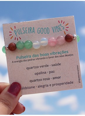 Pulseira Good Vibes