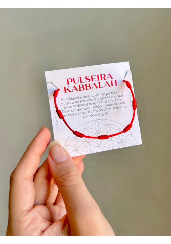 Pulseira Kabbalah - Cetim