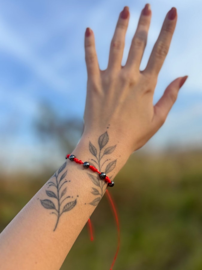 Pulseira Kabbalah Hematita 7 Nós — imagem 3