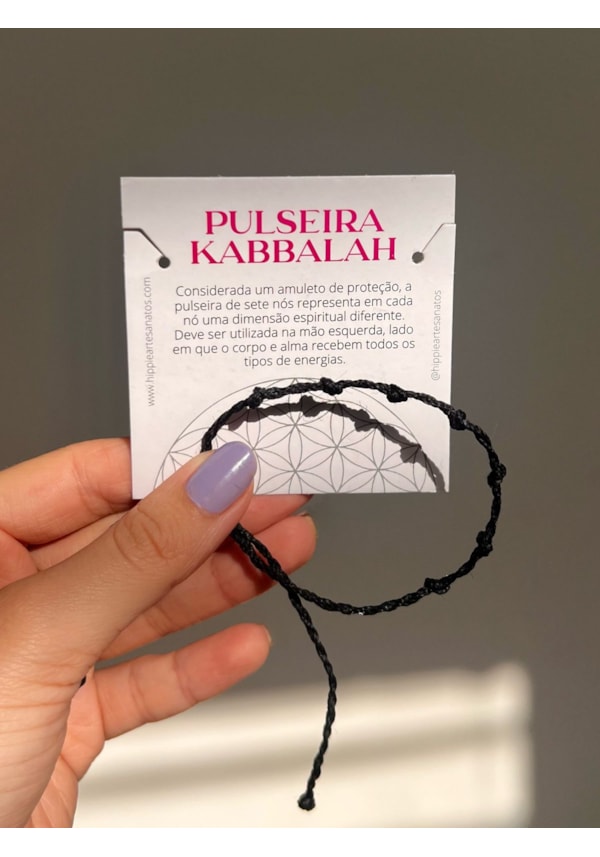 Pulseira Kabbalah Preta