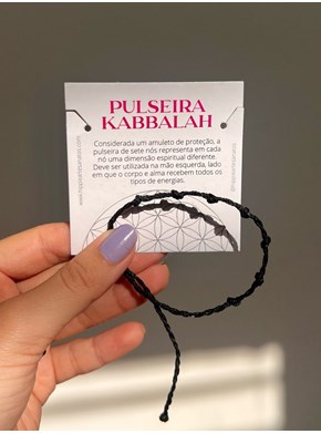 Pulseira Kabbalah Preta
