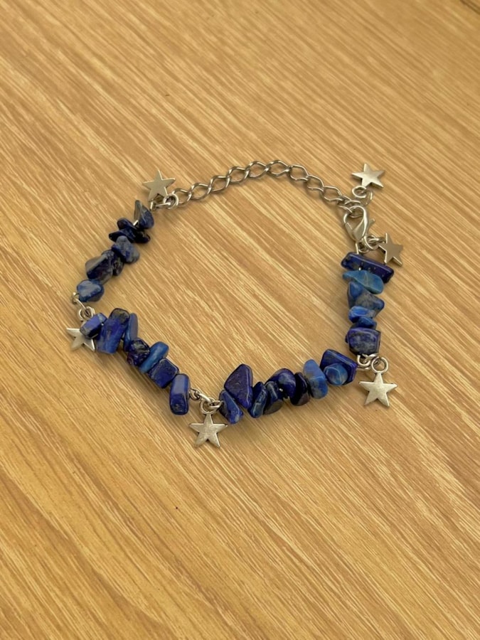 Pulseira Lápis Lazuli e Estrela — imagem 2