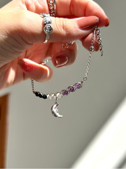 Pulseira Lua Cristais
