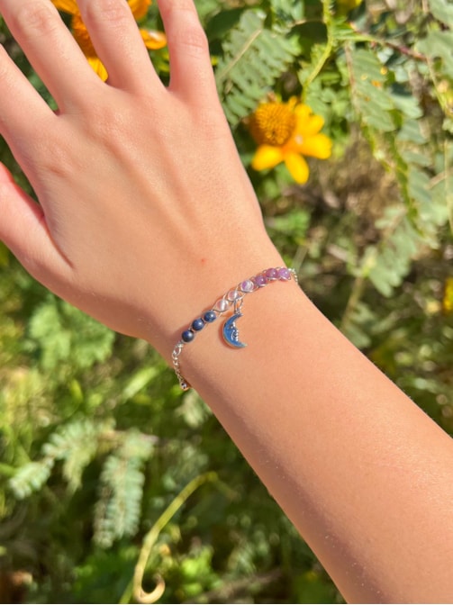 Pulseira Lua Cristais