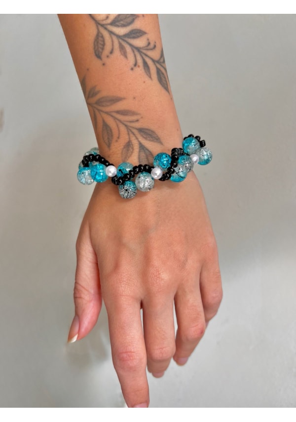 Pulseira Maximalista Miçangas