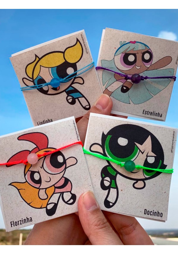 Pulseira Meninas Super Poderosas - Escolha a sua!