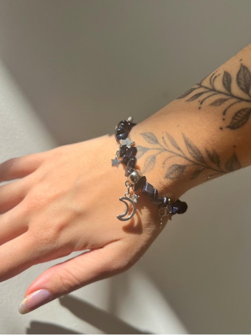 Pulseira Pedra da Estrela + Correntes