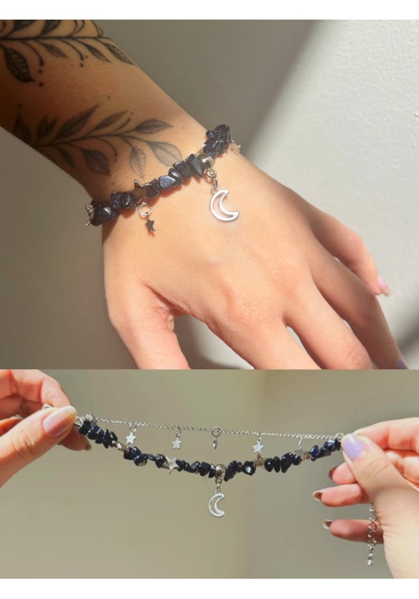 Pulseira Pedra da Estrela + Correntes