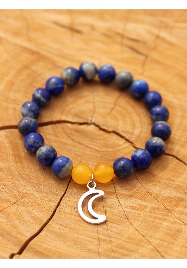 Pulseira Pedra Noite Estrelada - Elástico