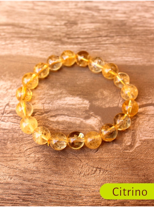 Pulseira Pedras com Elástico - Alegria