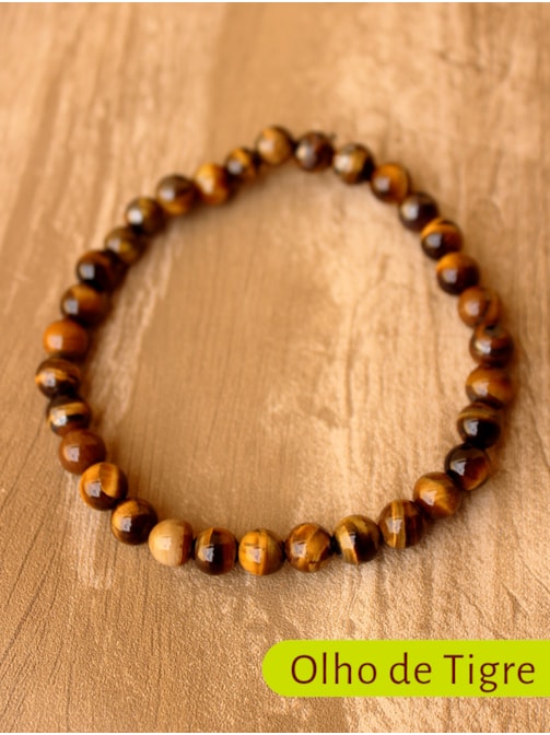 Pulseira Pedras com Elástico - Nature