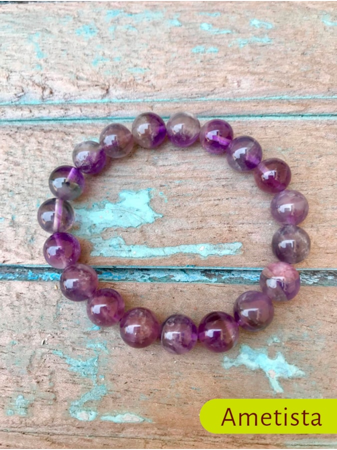 Pulseira Pedras com Elástico - Vida — imagem 2