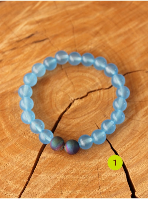 Pulseira Pedras Naturais com Elástico