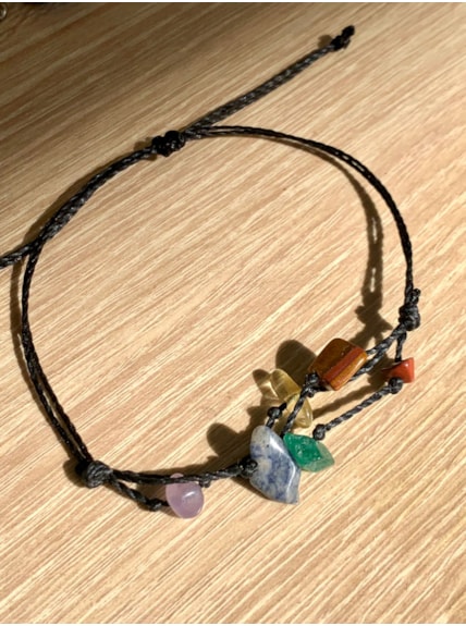 Pulseira Pedrinhas Sete Chakras