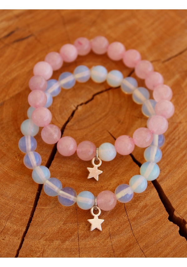 Pulseira Rose Quartz