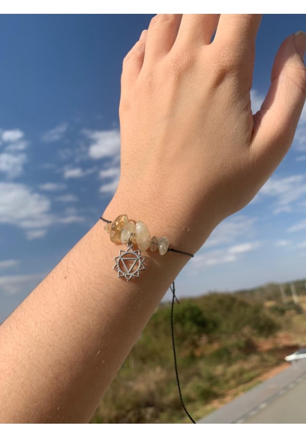 Pulseira / Tornozeleira Chakras Pedrinhas
