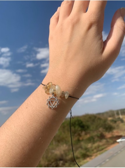 Pulseira / Tornozeleira Chakras Pedrinhas