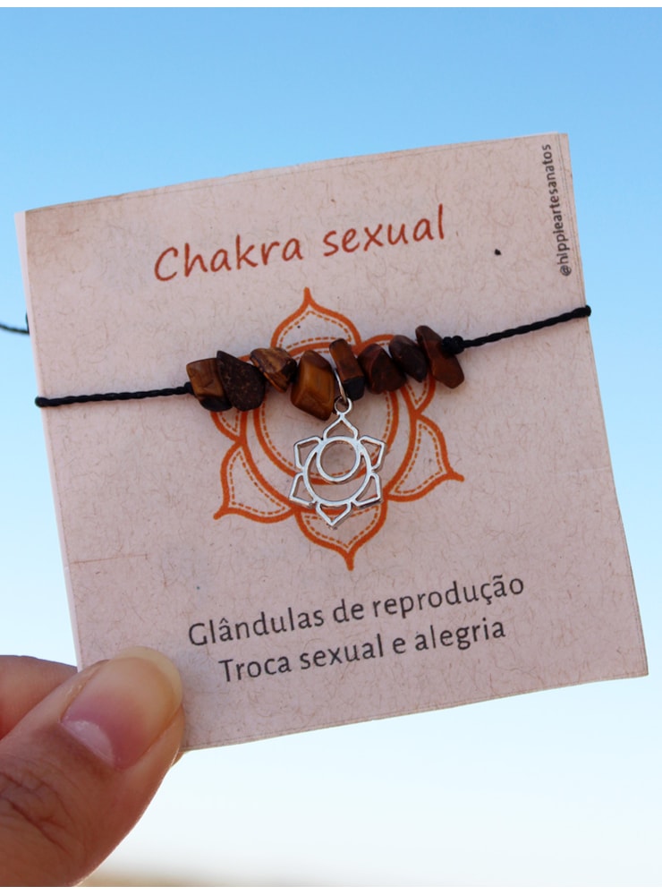 Pulseira / Tornozeleira Chakras Pedrinhas — imagem 6