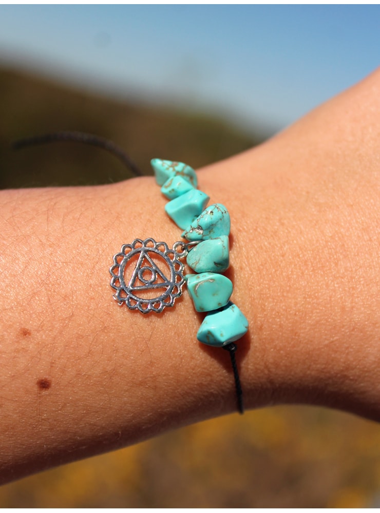 Pulseira / Tornozeleira Chakras Pedrinhas — imagem 10