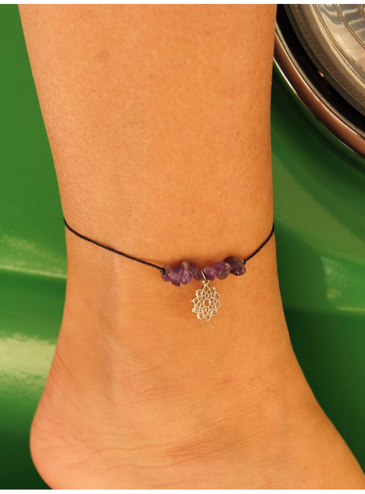 Pulseira / Tornozeleira Chakras Pedrinhas — imagem 11