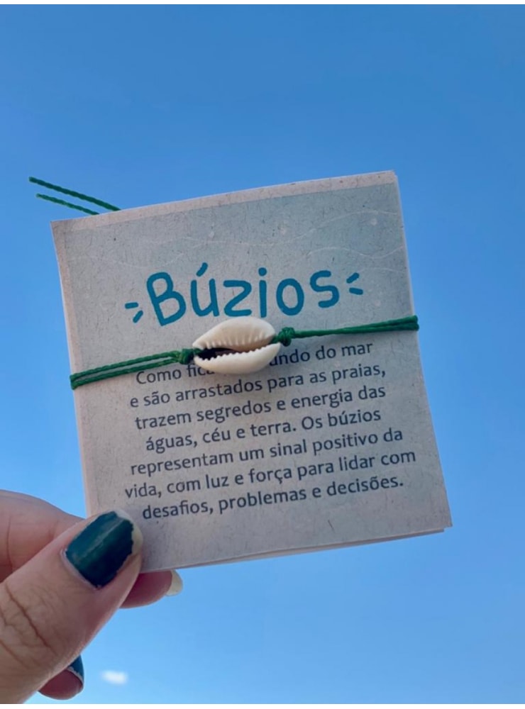 Pulseira / Tornozeleira Macramê Búzio — imagem 3