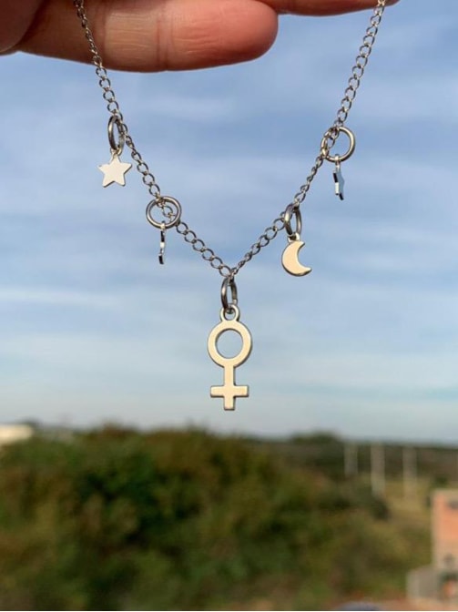 Pulseira Vênus, Lua e Estrelas