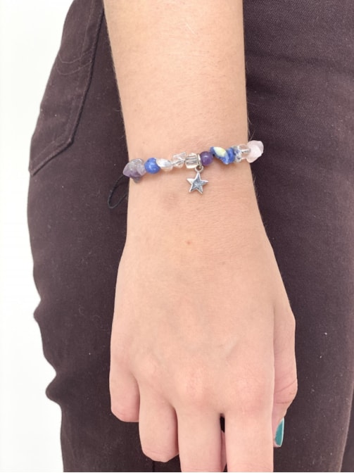 Pulseiras Cristais com Pingentes