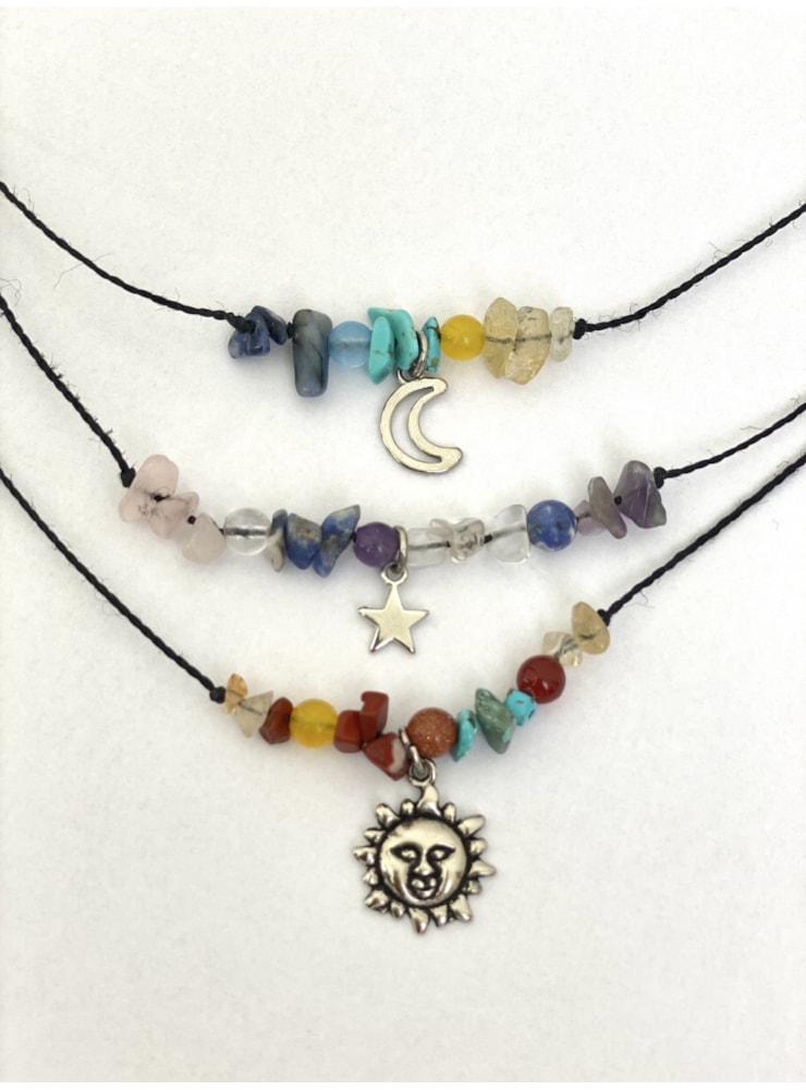 Pulseiras Cristais com Pingentes — imagem 3