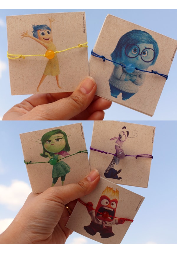 Pulseiras Divertidamente - Escolha a sua!