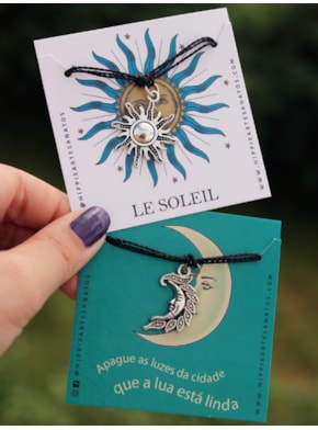Pulseiras / Tornozeleiras Sol ou Lua
