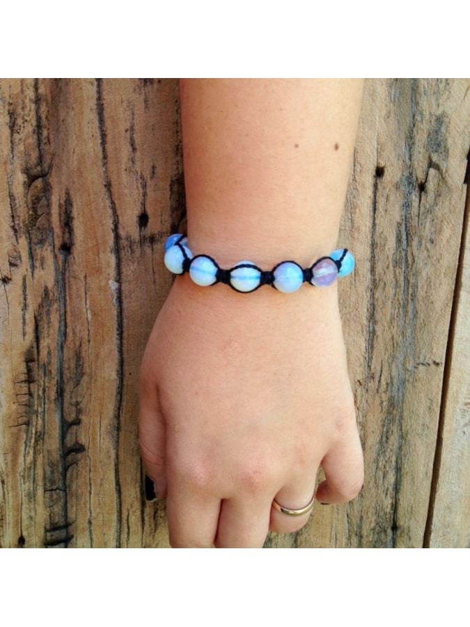 Shambala Pedra da Lua - Cordão Preto — imagem 4