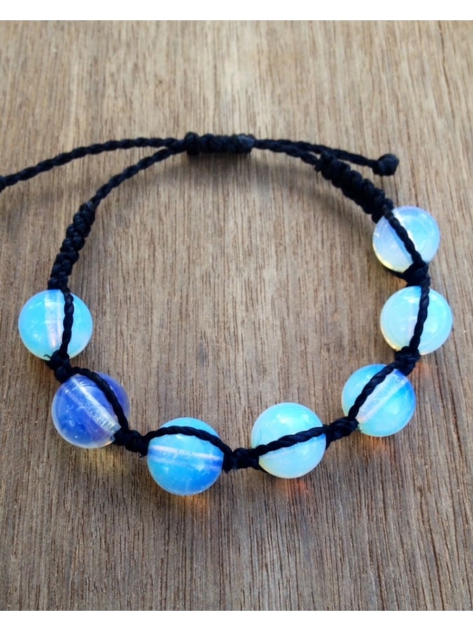 Shambala Pedra da Lua - Cordão Preto — imagem 2