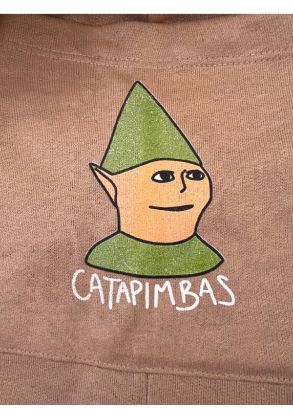 Short Moletom Catapimbas - Capuccino