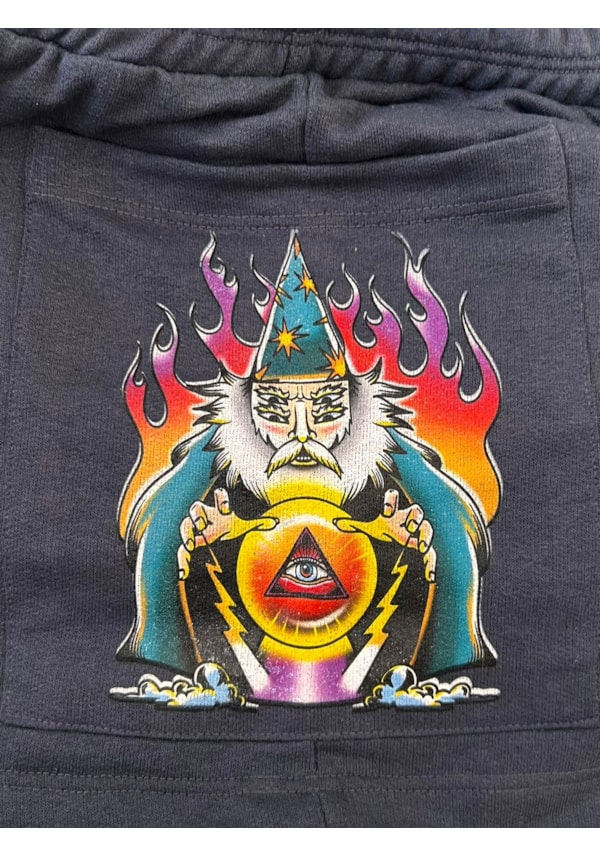 Short Moletom Mago - Grafite