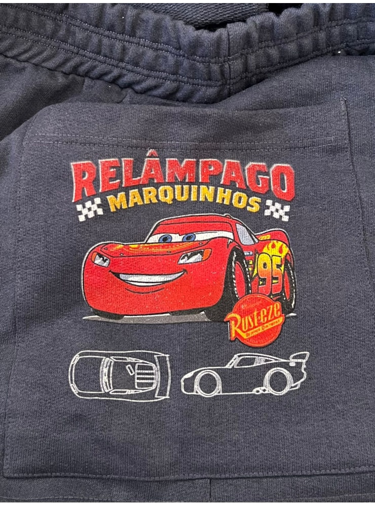 Short Moletom Relâmpago Marquinhos - Grafite — imagem 2