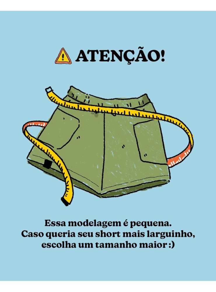 Short Moletom Sunshine - Verde Menta — imagem 4