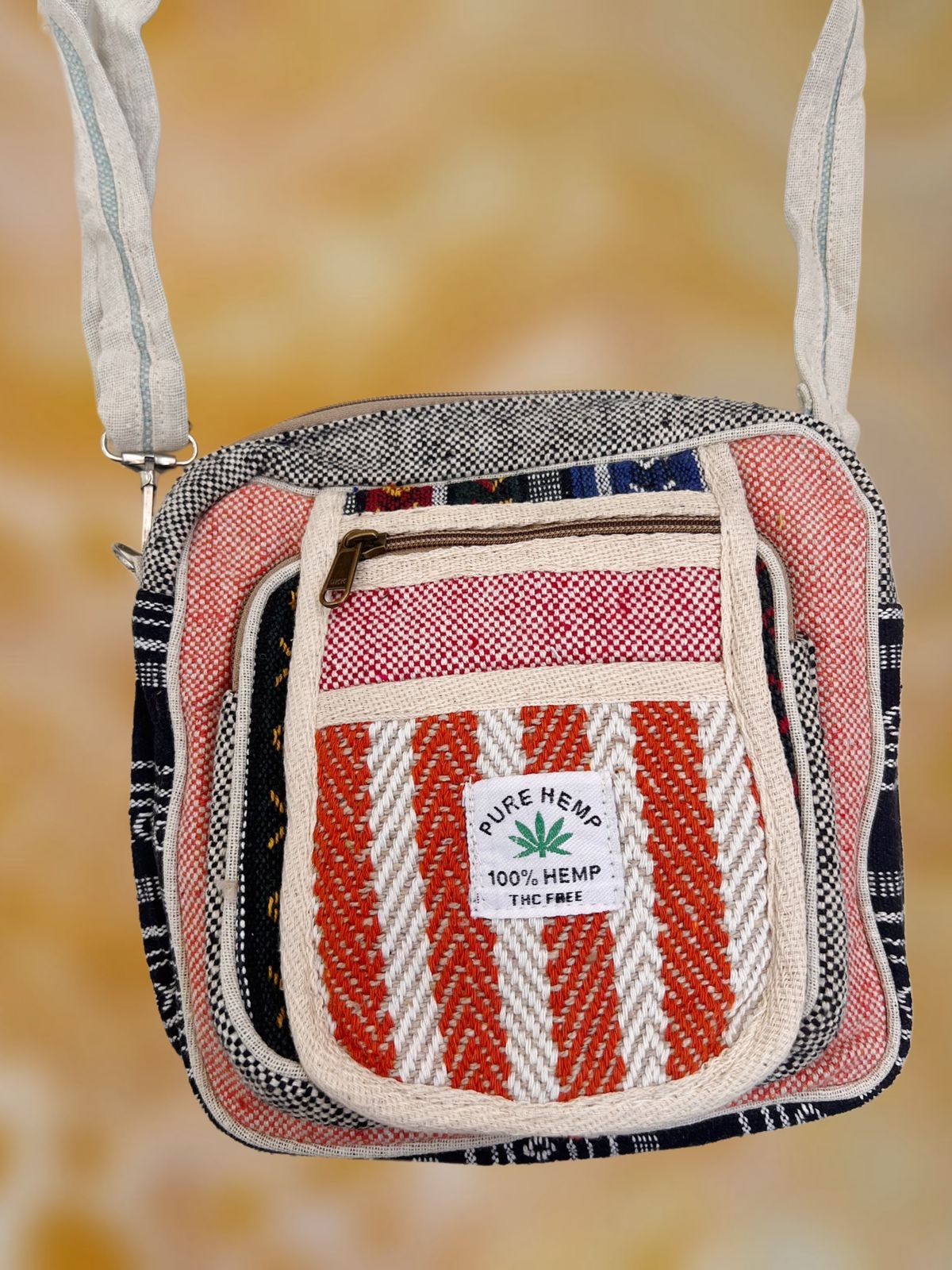 Shouder Bag Hemp Cânhamo - Quartzo Rosa — imagem 1