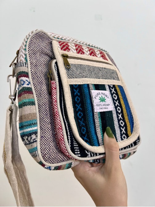 Shoulder Bag Hemp Cânhamo - Abraço
