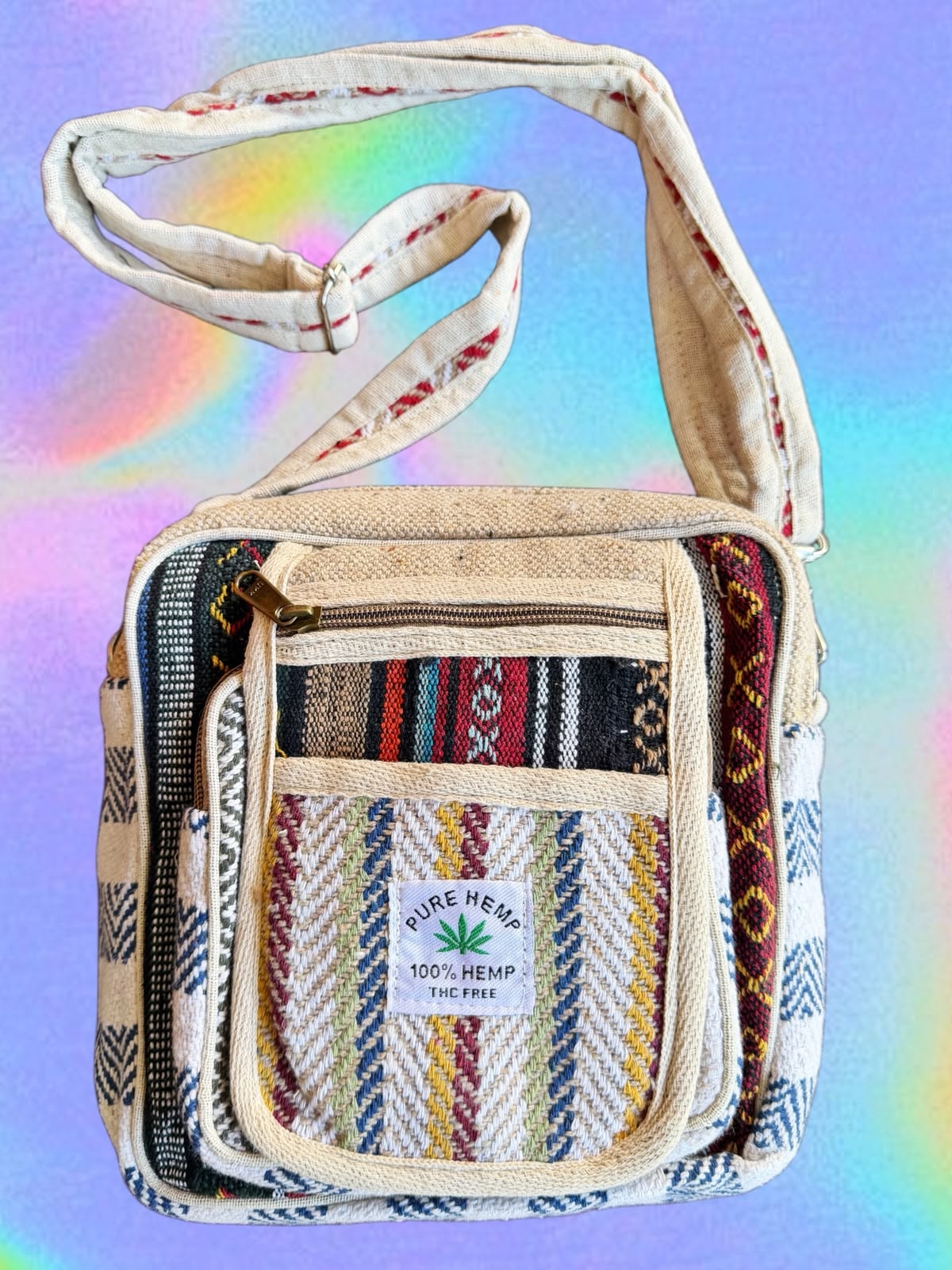 Shoulder Bag Hemp Cânhamo - Aquário — imagem 1
