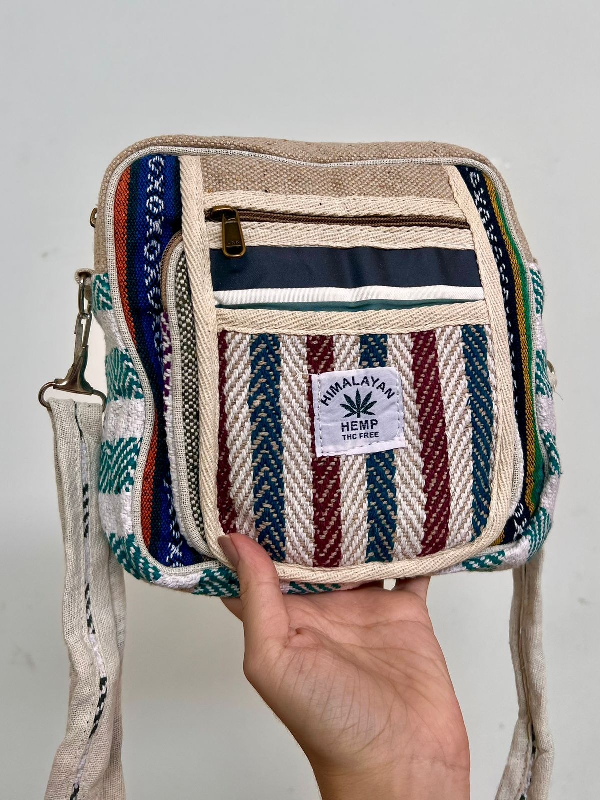 Shoulder Bag Hemp Cânhamo - Arara Azul — imagem 1
