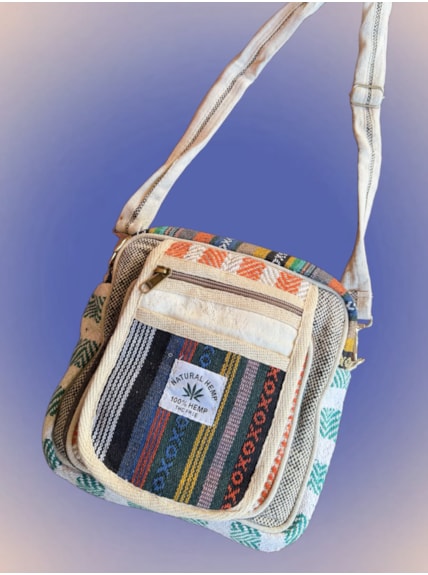 Shoulder Bag Hemp Cânhamo - Beterraba